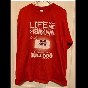 MISSISSIPPI STATE BULLDOG FAN IN PENNSYLVANIA SIZE LARGE LONG SLEEVED T-SHIRT